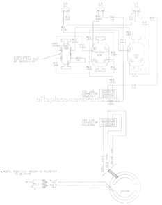 Page C Diagram and Parts List for 1312-0  Briggs and Stratton Generator